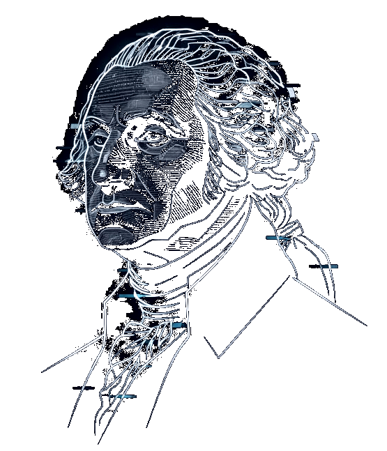 Stylized headshot of George Washington